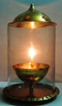 Brass Oil Lamp Deepak With Chimney 0.635kg